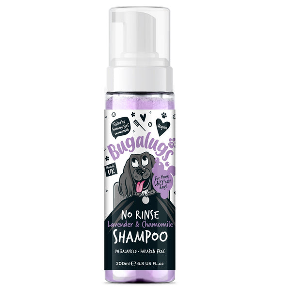 Bugalugs bezoplachový šampón (levanduľa a harmanček) pre psy - 200ml - Pupple - Parfém pre psov