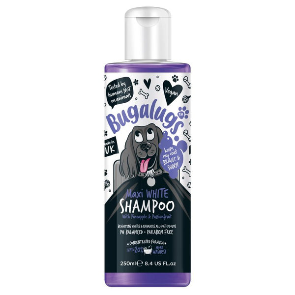 Bugalugs Pet Shampoo (Maxi White) - 250ml - Pupple -